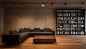 Salon w stylu industrialnym – jak zaplanować układ mebli, oświetlenie i strefę TV?